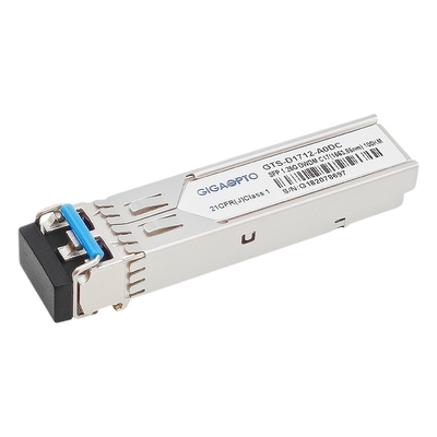 1.25Gbps 1000BASE DWDM SFP Transceiver optyczny 100km C17 C61 100GHz DOM SMF LC