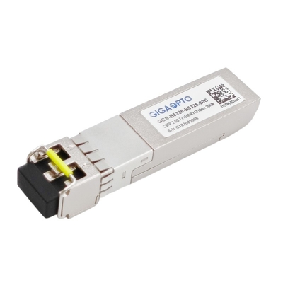 Kompaktowy SFP 2,5 Gb/s Podwójny transceiver BIDI Tx 1310nm Rx 1550nm LC 20km DOM