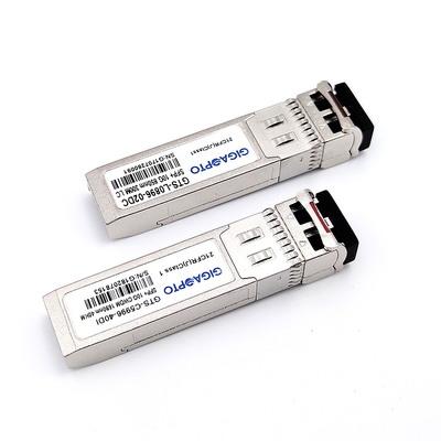 Typ interfejsu modułu optycznego SFP+ i typ złącza do sieci