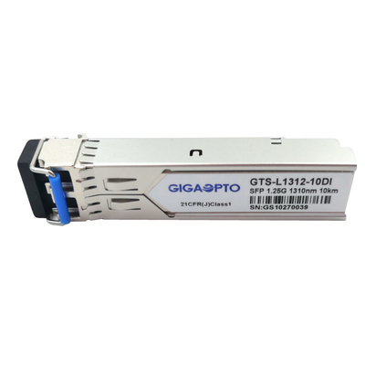 1.25G SFP 550m MMF/10km SMF 1310nm Przemysłowy moduł nadawczo-odbiorczy DOM LC 1000BASE-LX/LH