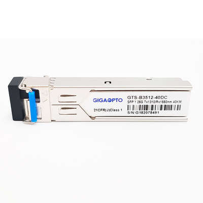 Moduł nadawczo-odbiorczy 1000BASE-BX 1,25G BIDI SFP TX1310nm/RX1550nm 40km SMF LC DOM