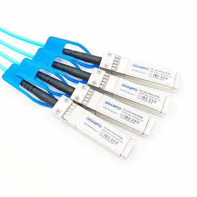 Aktywny kabel optyczny równoległy Breakout 100G QSFP28 do 4x25G SFP28 Fan Out AOC