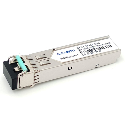 Moduł nadawczo-odbiorczy Duplex SFP 1.25G 1000BASE CWDM 1270 1610nm 120km LC SMF DOM