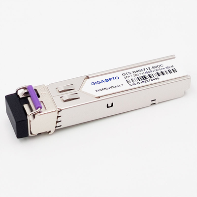 Moduł nadawczo-odbiorczy 1,25G BiDi SFP 1000BASE-BX TX1490nm/RX1570nm 80 km SMF DOM LC