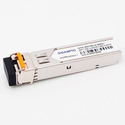 Moduł nadawczo-odbiorczy 1000BASE-BX 1,25G BiDi SFP TX1570nm/RX1490nm 80km LC SMF DOM