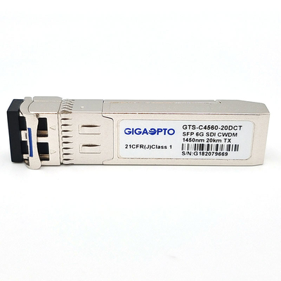 Moduł pojedynczego nadajnika 6G SDI 1270nm-1450nm CWDM 20km LC DOM MSA