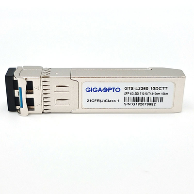 6G SDI SMPTE SFP 1310nm 10km SMF Duplex LC Dual Transmitter Module Non-MSA