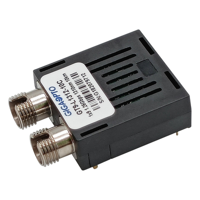 1,25 Gb / s Pojedynczy moduł nadawczo-odbiorczy 1x9 optyczny SMF 1310nm 10 km Duplex SC FC ST LVPECL PECL