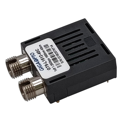 Moduł 1x9 z pojedynczym włóknem LVPECL PECL SMF 1,25 Gb/s 1550 nm 40 km Duplex SC FC ST