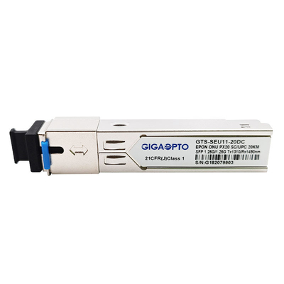 Moduł 1.25G ONU EPON SFP PX20 TX1310nm/RX1490nm 20km SC SFP UPC