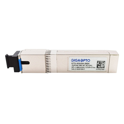 Moduł nadawczo-odbiorczy XGPON ONU N1 SFP+ Tx2.488G /Rx 9.953G 1270nm 1577nm SMF SC UPC 20km