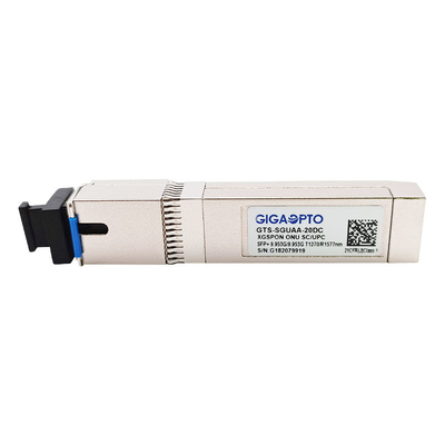 9.953Gbps XGS PON ONU GPON SFP Transceiver 1270nm 1577nm SMF SC UPC 20km DOM