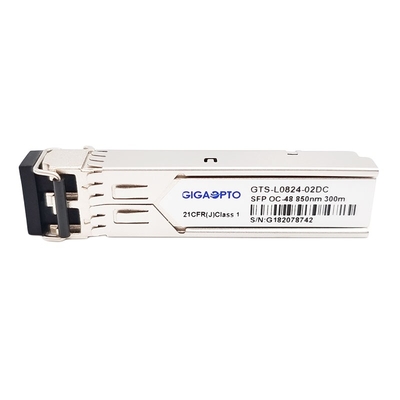 2.5Gbps SFP OC-48/STM-16 SR-0 850nm 300m MMF Duplex LC DOM Moduł nadawczo-odbiorczy