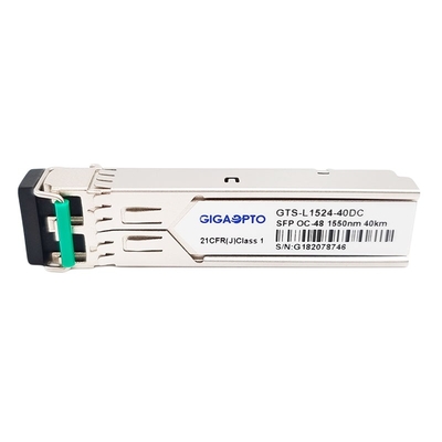 Duplex LC SMF DOM Inny optyczny moduł nadawczo-odbiorczy OC-48 STM-16 IR-2 SFP 2.5Gbps 1550nm 40km