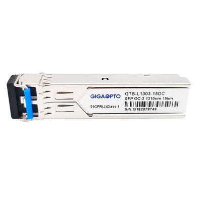 155Mbps SFP OC-3/STM-1 IR-1 15km 1310nm Duplex LC SMF DOM Moduł nadawczo-odbiorczy