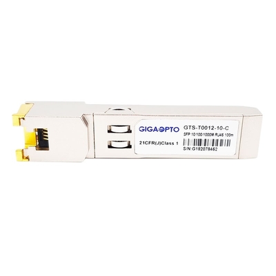 Miedziany moduł nadawczo-odbiorczy SFP 10/100/1000BASE-T 100m SGMII Cat 6/6a RJ-45
