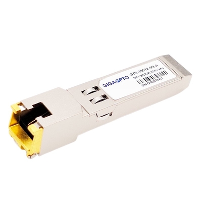 Jednomodowy optyczny moduł nadawczo-odbiorczy SFP 1000 Mb / s 1000BASE T Miedziany RJ-45 100m Przemysłowy