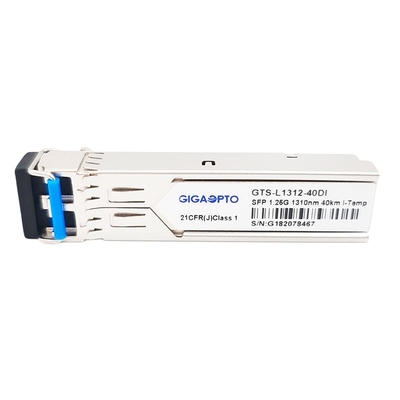 1.25G 1000BASE EX Przemysłowy transceiver SFP 1310nm 40km Moduł SMF Duplex LC DOM