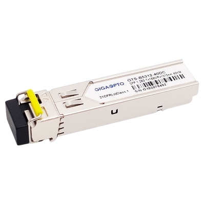1000BASE BX 1.25G BiDi SFP Transceiver TX1550nm SFP 1.25G 1310nm 40km Moduł LC SMF DOM