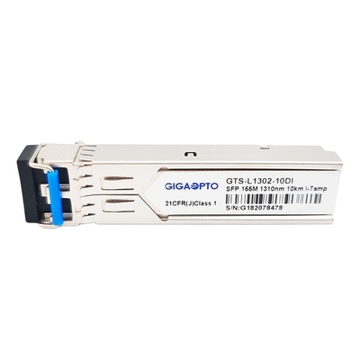 155Mbps 1310nm 10km 100BASE LX SFP Optyczny nadajnik-odbiornik Przemysłowy SMF Duplex LC DOM