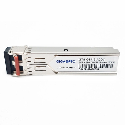 1,25G 1270 ~ 1610nm 100km 1000BASE CWDM SFP Moduł nadawczo-odbiorczy SMF DOM Duplex LC