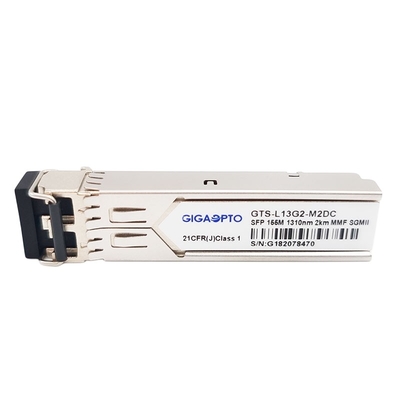 100BASE FX SGMII SFP Transceiver 1310nm MMF 2 km Moduł LC DOM do portów Gigabit Ethernet SFP