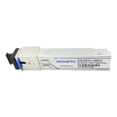 Moduł nadawczo-odbiorczy DDM SC SFP EPON OLT PX20++ 1.25G PX30 TX1490nm RX1310nm 20km