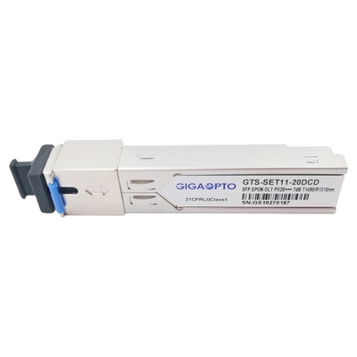 OLT SFP EPON Px20+++ PX40 7dBm SFP 1.25G TX1490nm/RX1310nm 20km moduł nadawczo-odbiorczy