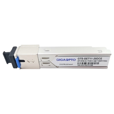 Moduł 9dBm EPON SFP PX20+++ OLT 1,25G PX40 TX1490nm RX1310nm Moduł nadawczo-odbiorczy 20 km