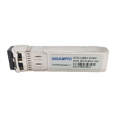 Dual Rate 10G 25GBASE-SR SFP28 optyczny moduł nadawczo-odbiorczy MMF 850nm 100m optyczny moduł nadawczo-odbiorczy LC DOM