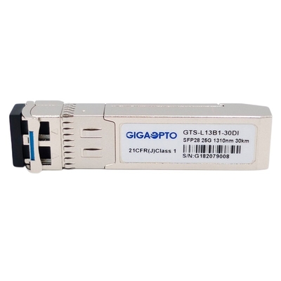 Przemysłowy optyczny transceiver SFP28 1310nm 30km 25GBASE ER Lite SMF optyczny moduł nadawczo-odbiorczy DOM