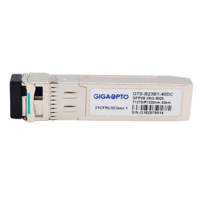 Transceiver optyczny SFP28 25G 1270nm-TX 1330nm-RX 40km 25GBASE-BX40-U SMF LC DOM