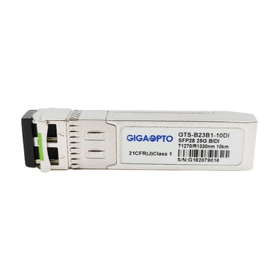 Optyczny moduł nadawczo-odbiorczy WDM SFP28 10 km LC DOM 1270nm TX 1330nm RX Industrial