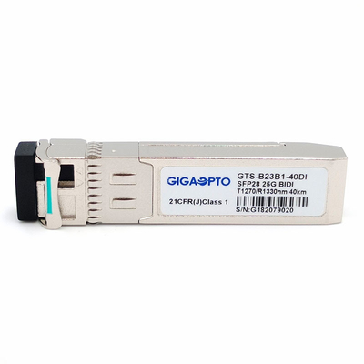 Podwójny transceiver optyczny CDR SFP28 1270nm TX 1310nm RX 40km SFP28 25G BX 40 I