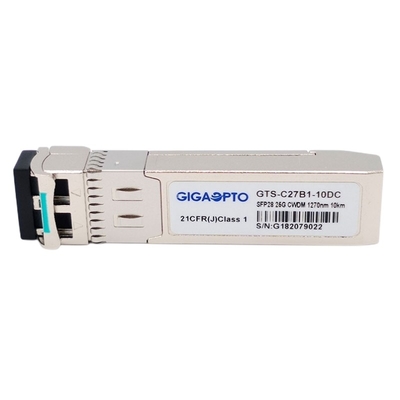 25GBase LR SFP28 Transceiver optyczny Ethernet CWDM SFP28 1270 ~ 1370nm 10 km jednomodowy LC SFP
