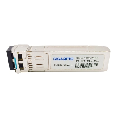 SFP + 10G ELR Światłowód jednomodowy SMF 20-kilometrowy optyczny moduł nadawczo-odbiorczy 1310nm LC DDM