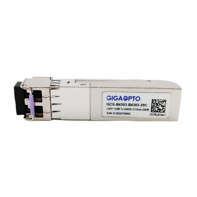 2 światłowody 100BASE BIDI CSFP Transceiver światłowodowy TX1490nm RX1310nm LC 20km DOM