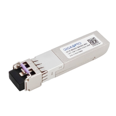 2x 155Mbps 1310nm 1490nm Kompaktowy transceiver SFP BIDI LC 40km DOM