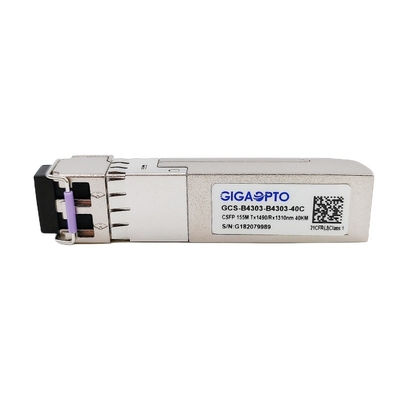 2x 155Mbps 1310nm 1490nm Kompaktowy transceiver SFP BIDI LC 40km DOM