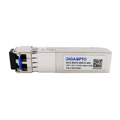 1.244G Dwukanałowy moduł nadawczo-odbiorczy BIDI CSFP TX1310nm RX1490nm SMF 40km