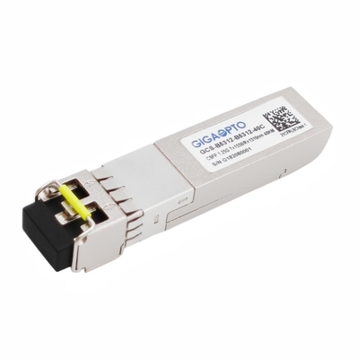 1000BASE CSFP Podwójny transceiver BIDI 40km TX1550 RX1310 SM LC DOM