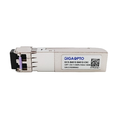 1000BASE CSFP Dual BIDI 120 km TX1490 RX1550 SM LC DOM Transceiver