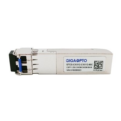 1000BASE CWDM CSFP Dual BIDI 80 km TX C51 RX C47 SM Transceiver LC DOM