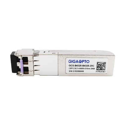 2 Włókna 2.488Gbps CSFP Transceiver BIDI SM 20km TX1490 RX1310 LC DOM