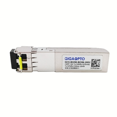 Kompaktowy transceiver 10G SFP+ Dual BIDI 20km LC DOM