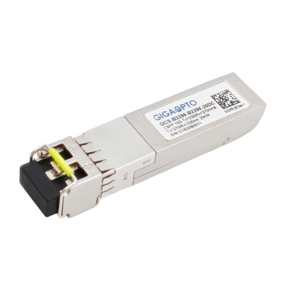 Kompaktowy transceiver 10G SFP+ Dual BIDI 20km LC DOM