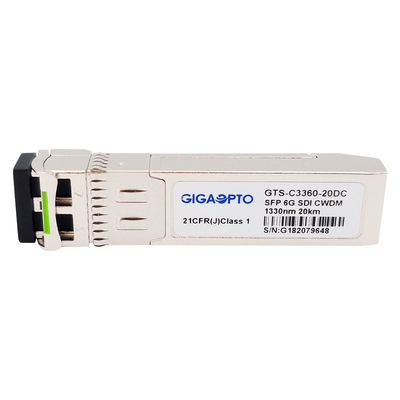 6Gbps CWDM 1270nm - 1450nm Moduł nadawczo-odbiorczy wideo dla SD/HD/3G/6G/SDI