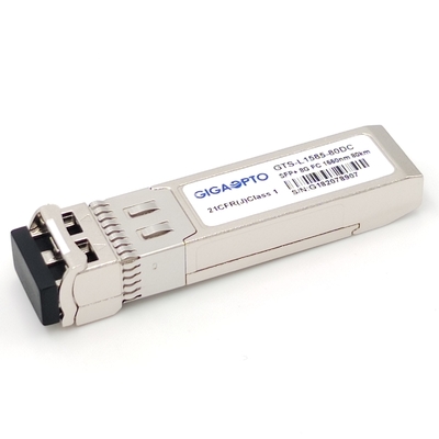 Moduł Fibre Channel 8GFC ZW SFP+ Transceiver 80km 1550nm EML SMF LC DOM