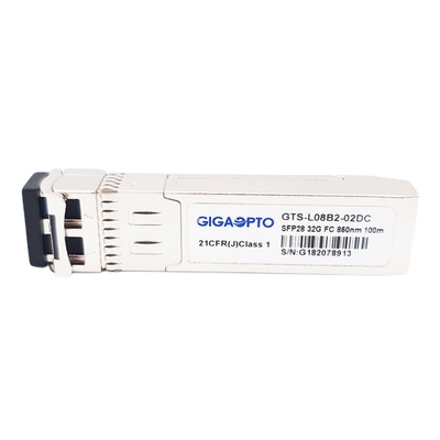 32G Fibre Channel o krótkiej długości fali 32GFC SW 850nm SFP28 Moduł nadawczo-odbiorczy 100m LC DOM