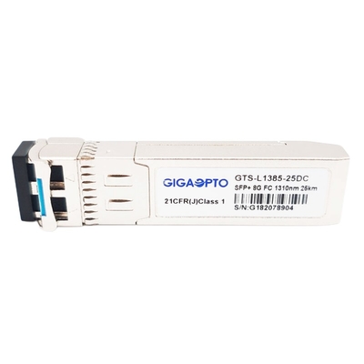 Moduł nadawczo-odbiorczy Fibre Channel SFP + 8G FC SMF 1310nm 25 km LC DOM